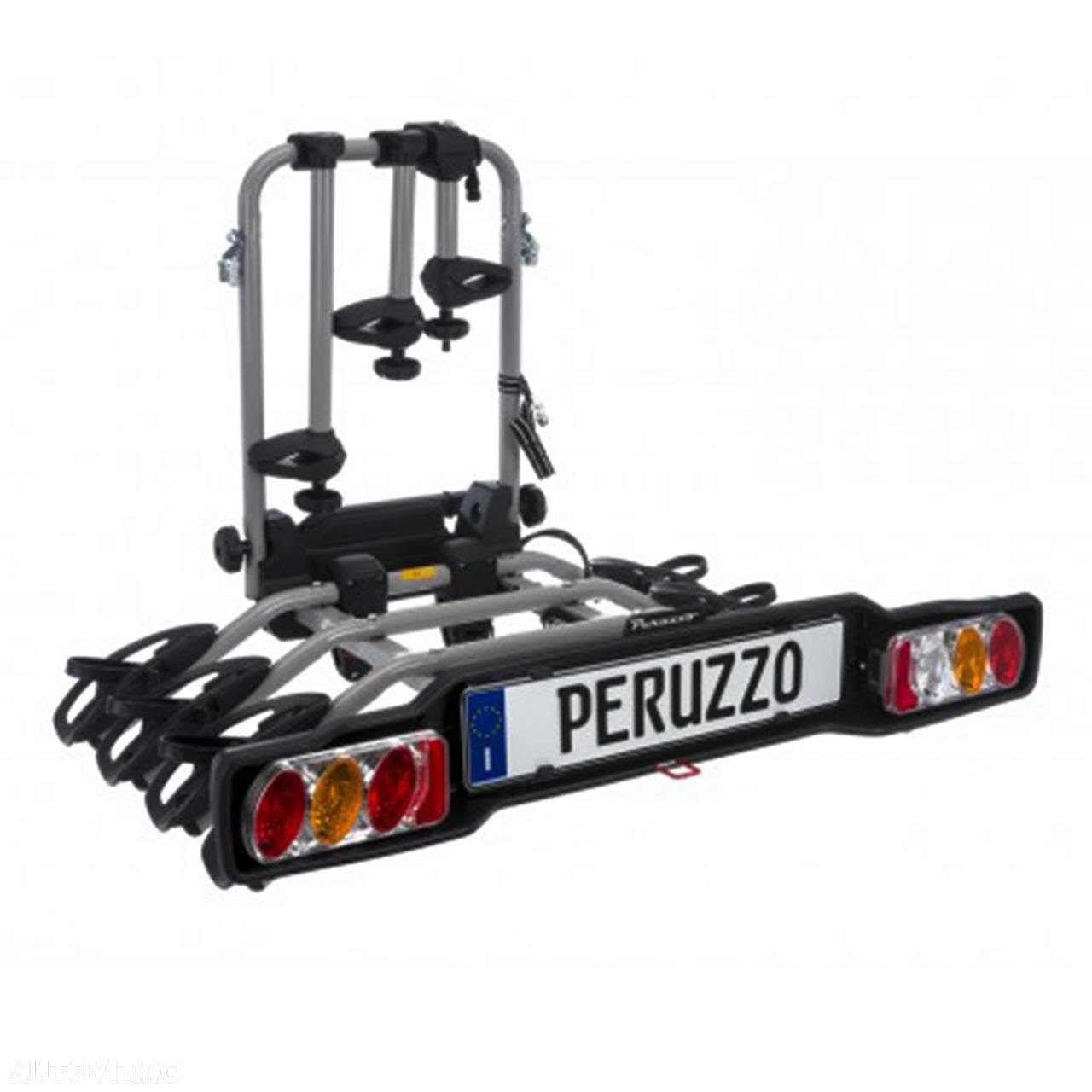 Suport 4 biciclete Peruzzo Parma 706/4 cu prindere pe carligul de remorcare - 1