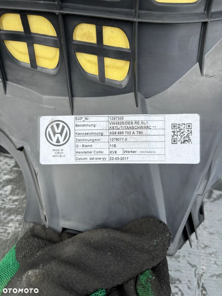 Vw Passat B8 poduszka kanapy boczek prawa lewa 3G9885702A 3G9885701A - 2