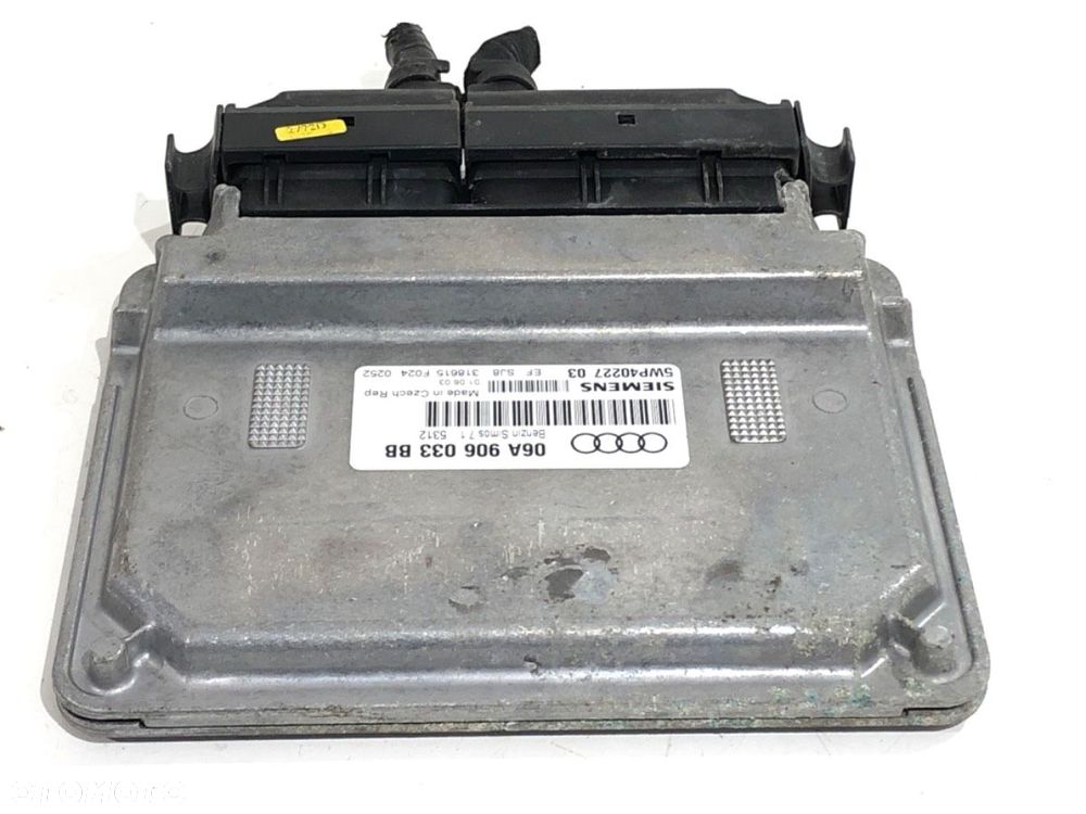 KOMPUTER SILNIKA  AUDI A3 (8P1) 2003 - 2013 1.6 75 kW [102 KM] benzyna 2003 - 2012 6A906033BB - 1