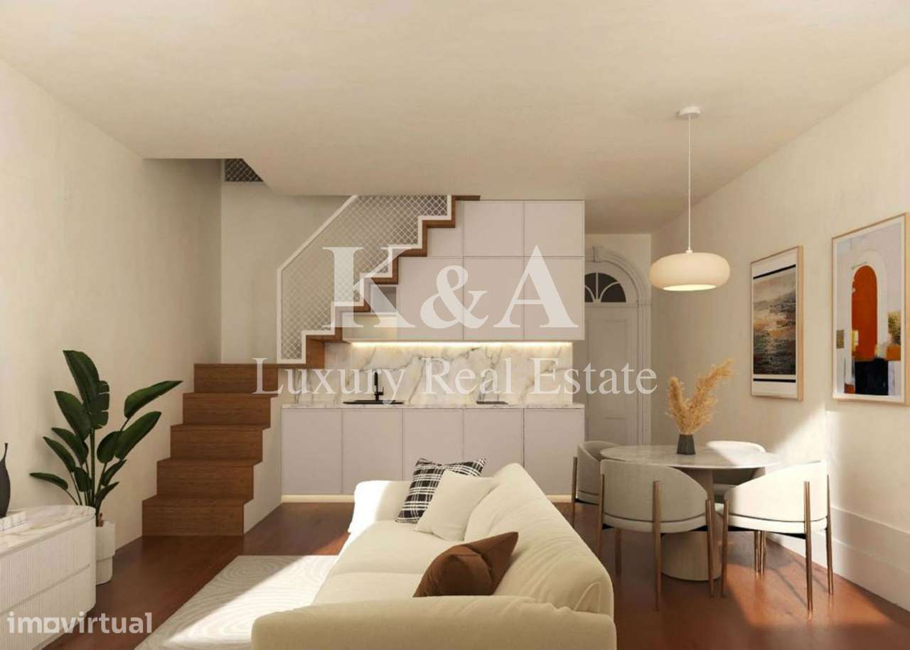Apartamento T2 Duplex em novo edifício, na Baixa do Porto - Grande imagem: 2/5