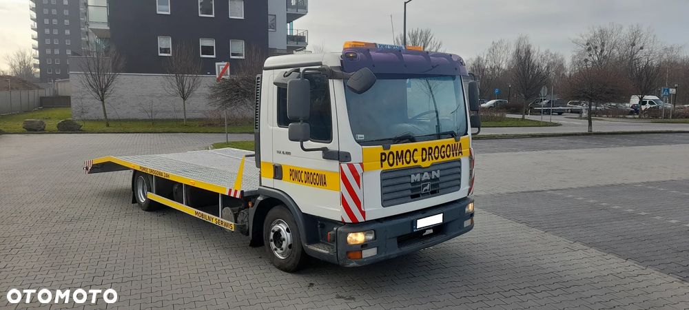 MAN TGL 12,240 POMOC DROGOWA LAWETA HOLOWNIK AUTOLAWETA - 3