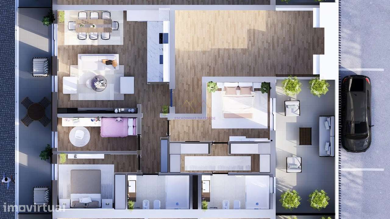 Fantástico T2+1 com Terraço e Varanda para Viver o Melhor de Portimão - Grande imagem: 3/41