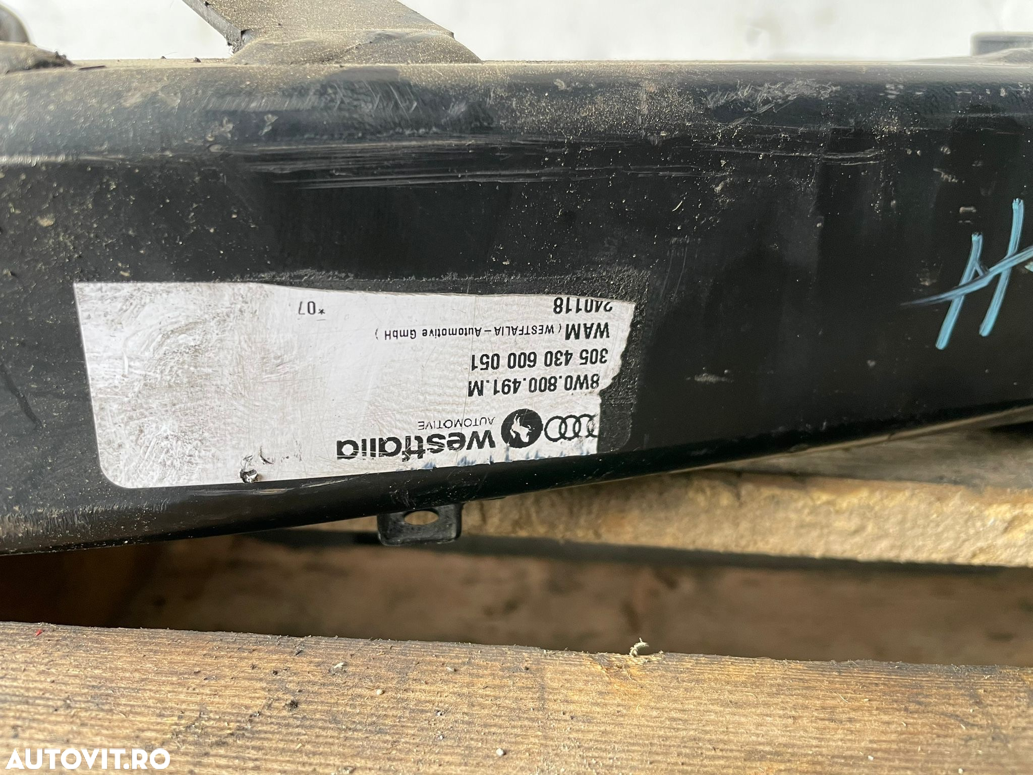 Carlig remorcare original Audi A4 B9 2016 2017 2018 2019 2020 2021 2022 2023 - 4