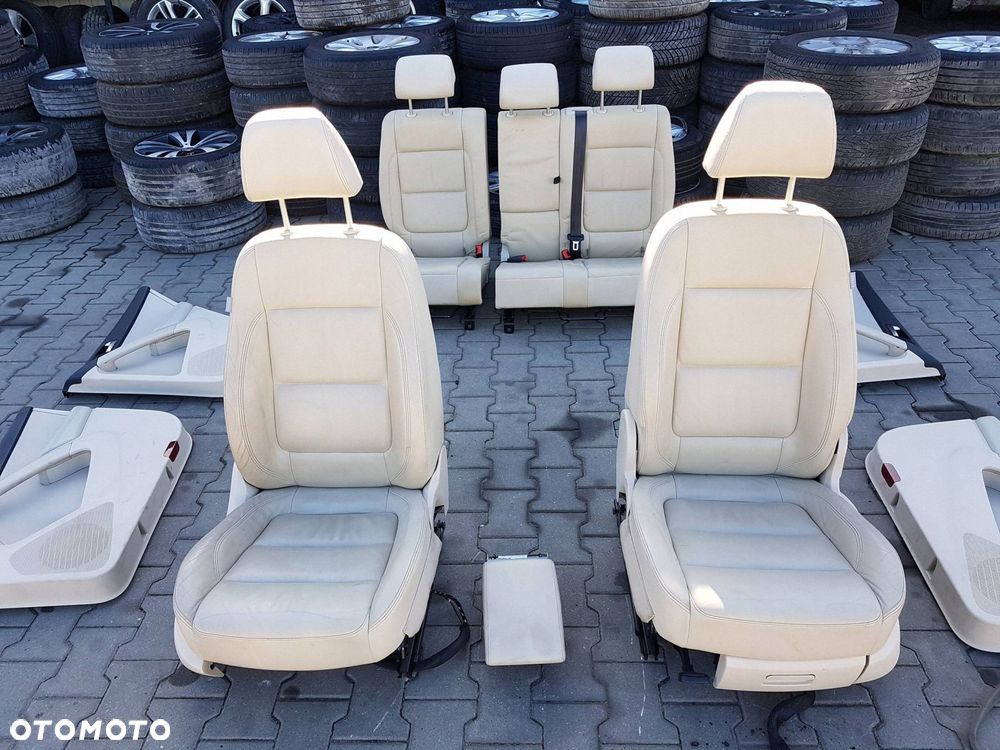 VW TIGUAN I 5N 06-15r FOTELE SKÓRZANE KANAPA KOMPLET - 3
