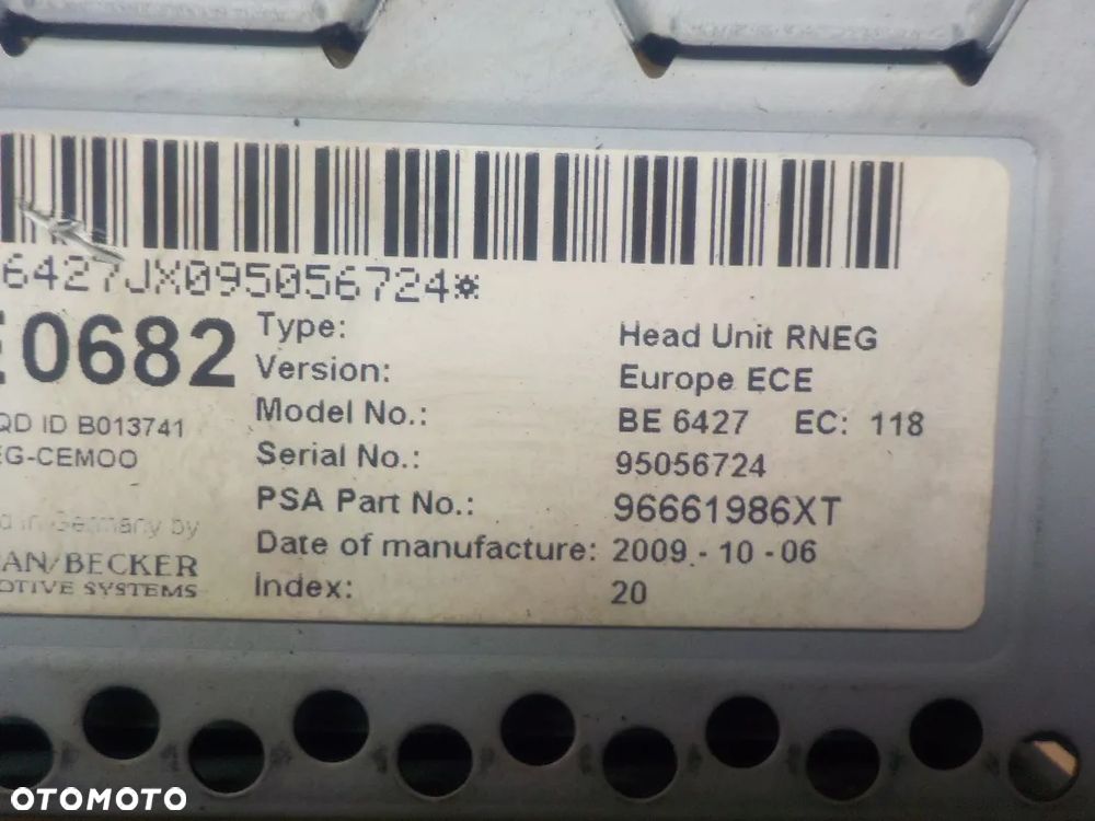 CITROEN C4 PICASSO RADIONAWIGACJA - 4