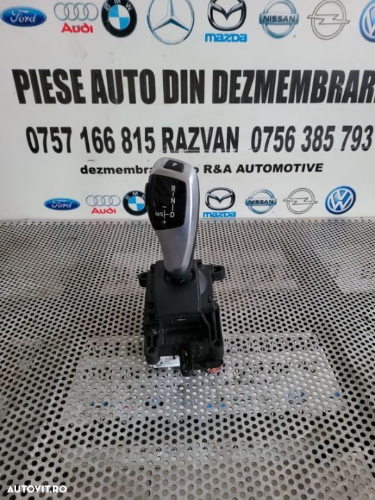 Joystick Timonerie Selector Viteze Bmw X3 X4 F25 F26 F10 F11 F01 F02 F06 F07 Volan Stanga 9291526 - 1
