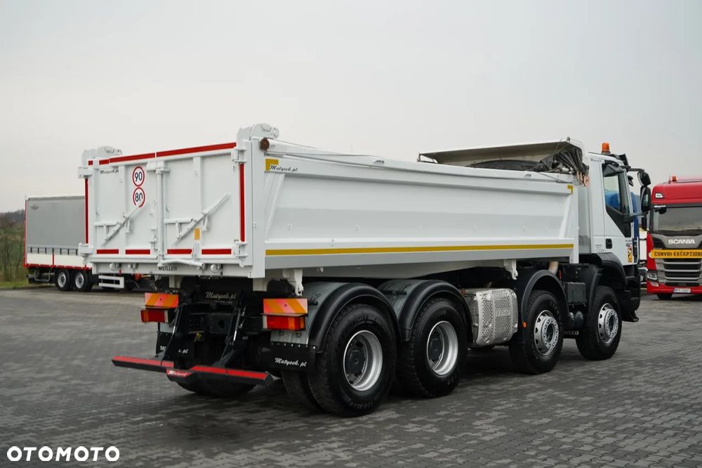 Iveco TRAKKER / 8x4 / WYWROTKA / HYDROBURTA / BORDMATIC / EURO 6 / MEILLER KIPPER - 14