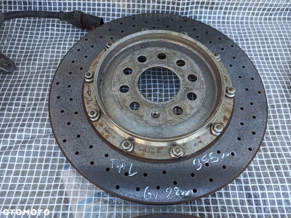 AUDI A8 S8 W12 D3 HAMULCE BREMBO KPL PRZÓD TYŁ CERAMIKA TARCZE ZACISKI - 3