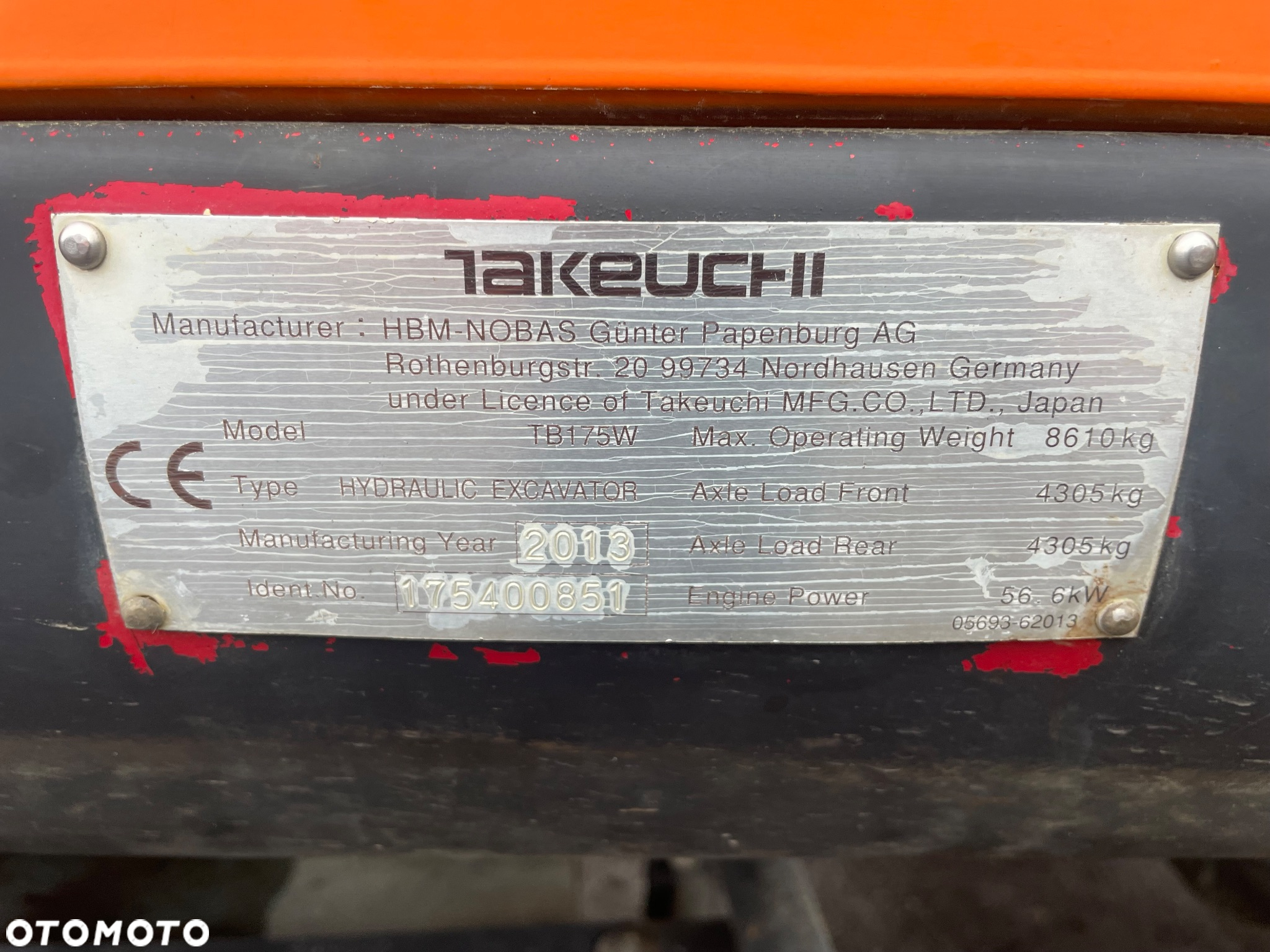 Takeuchi TB 175 - 10