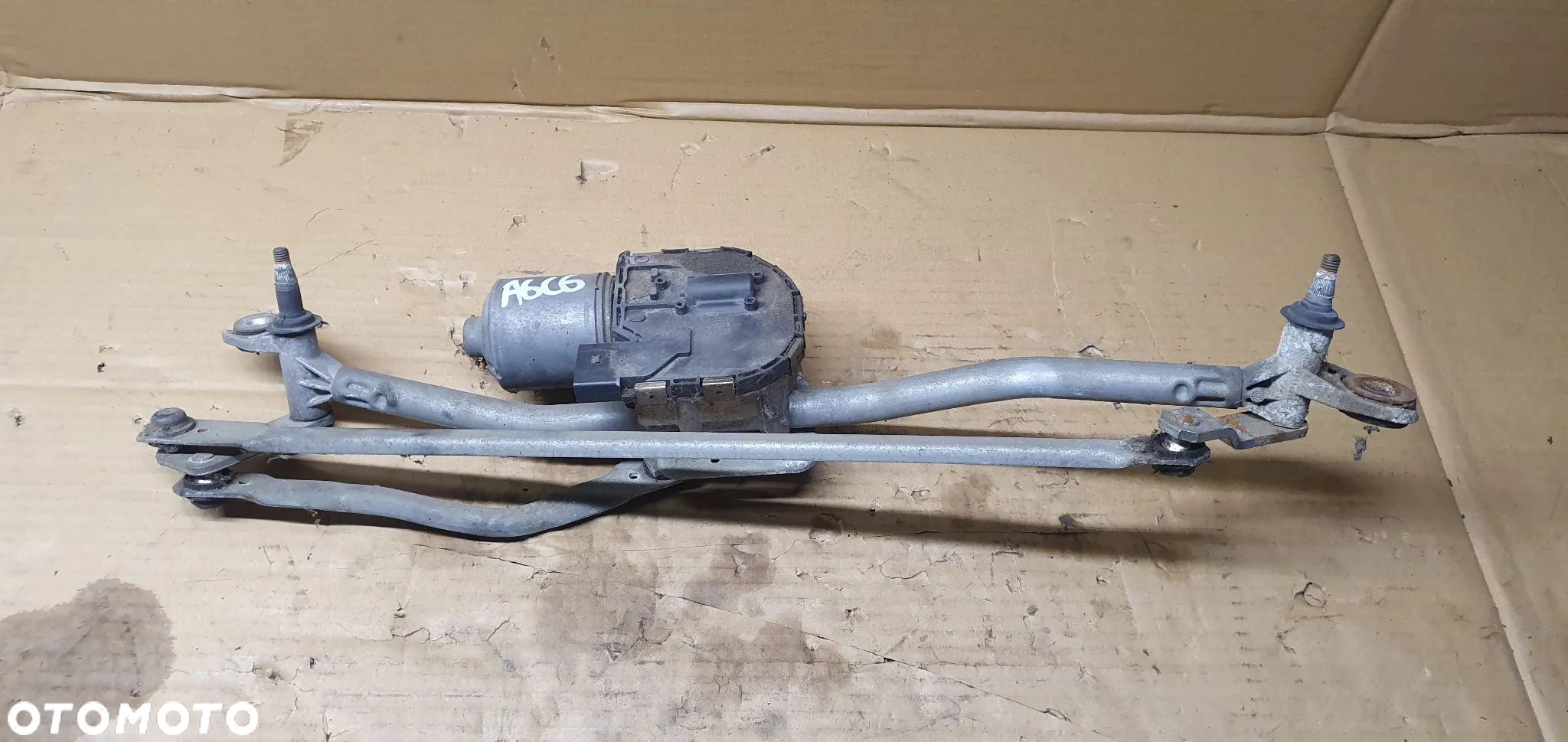 Mechanizm wycieraczek przód przedni Audi A6 C6 4F1955023B 4F1955119 - 1