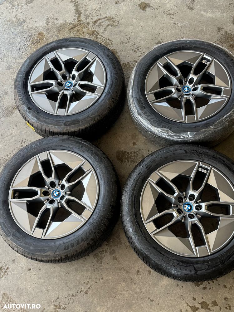 Vând jante originale pe 20” BMW IX drive I20 cu anvelope de iarnă ca noi - 1
