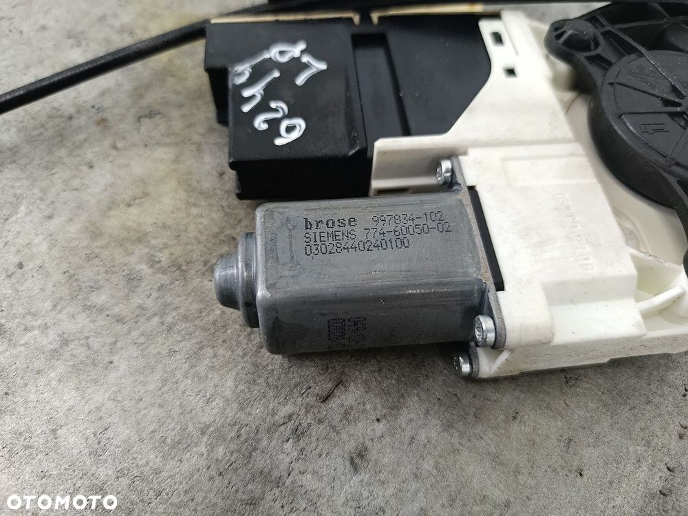 PODNOŚNIK SZYBY LEWY PRZÓD PEUGEOT 807 997834-102  774-60050-02 1400794780 - 4