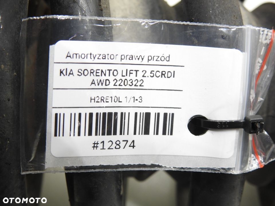 MCPERSON SPRĘŻYNA PRAWY PRZÓD SORENTO I 2.5 CRDI - 8