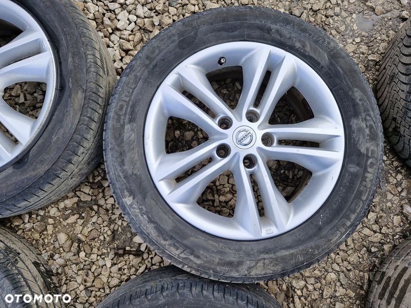 nissan qashqai ii j11 felgi aluminiowe alufelgi 17" cali 5x114.3 7j et47 n457017 - 3
