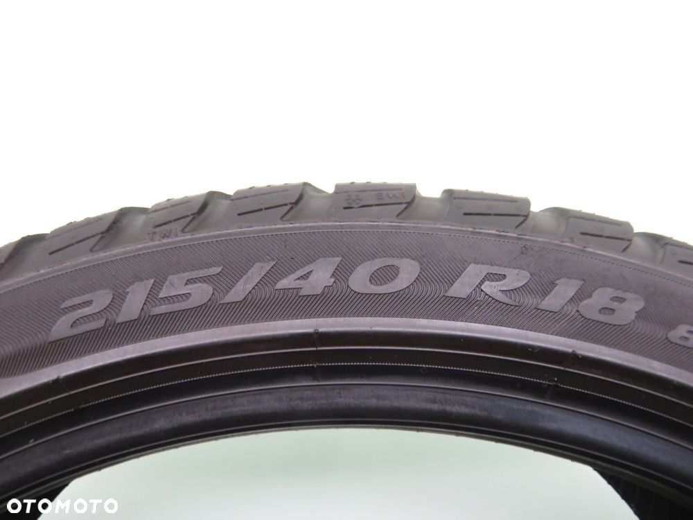 2X 215/40R18 OPONY ZIMOWE Pirelli Sottozero 3 89V XL - 5