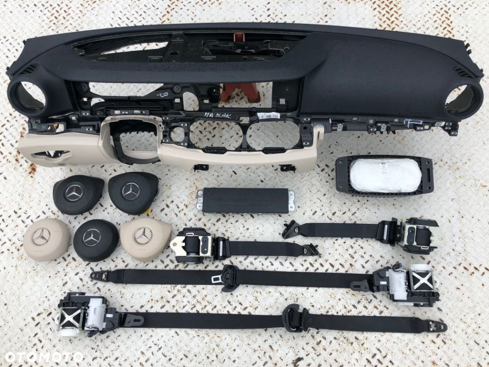 MERCEDES E CLS W213 W238 W257 DESKA KONSOLA KOKPIT PULPIT PÓŁKA PARAPET AIRBAG regeneracja naprawa ! - 4