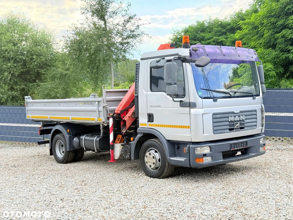 MAN MAN TGL 12-240 Kiper Wywrotka 4x2 Kran PALFINGER PK 12500 BARDZO DOBRY STAN - 27
