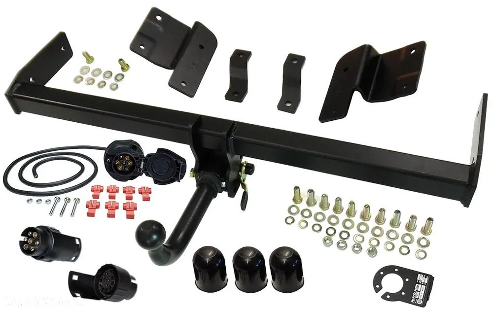 HAK HOLOWNICZY Z KULĄ WYPINANĄ HORYZONTALNIE POZIOMO MITSUBISHI PAJERO PININ H60 - 2