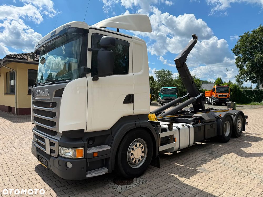 Scania R440 hakowiec, 6x2, MEILLER, pilot, 490 t.km.! - 1