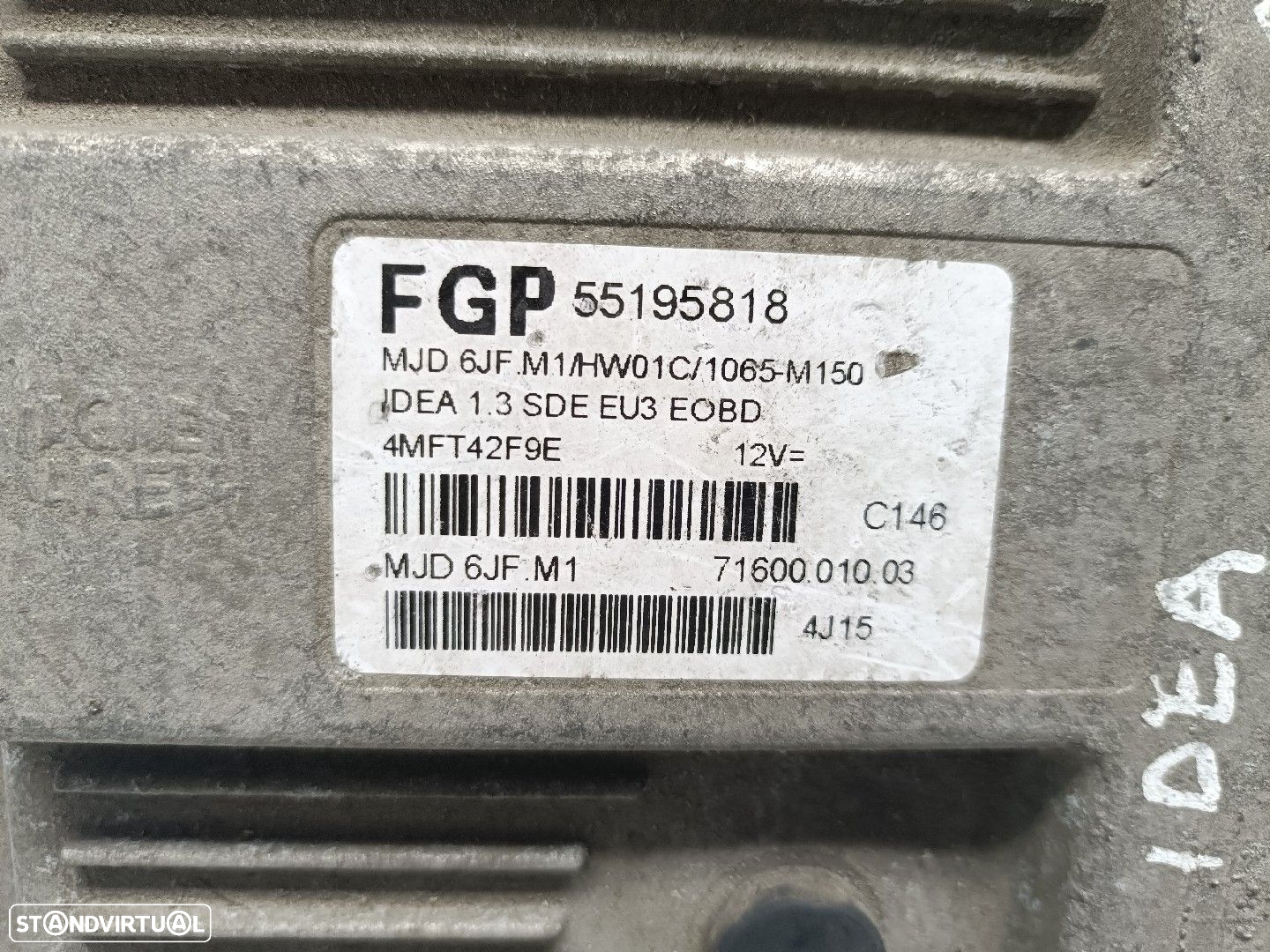 Centralina Motor Fiat Idea (350_) - 3