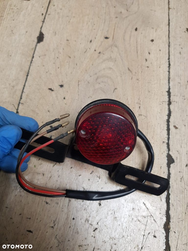 Lampa tył uchwyt tablicy Harley Cafe Racer Bobber Chopper Drag - 7