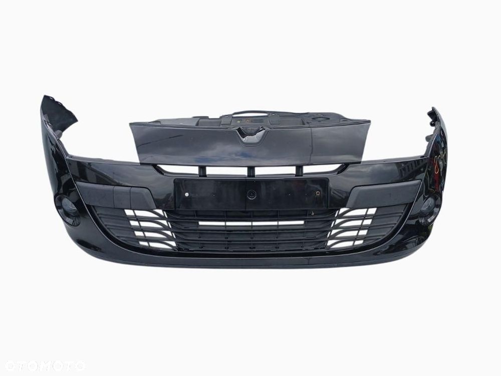 ZDERZAK PRZÓD PRZEDNI ATRAPA Z HALOGENAMI RENAULT MEGANE III CZARNY NV676 - 1