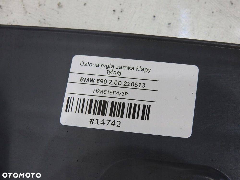 OSŁONA PASA TYŁ BMW 3 E90 7059258 - 7