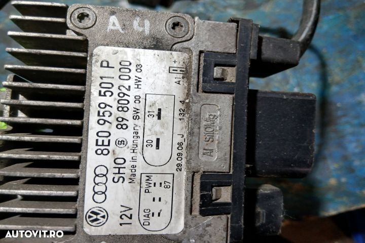 Releu ventilator 8E0959501P 8E0959501P Audi A4 B7 [2004 - 2008] Avant - 5
