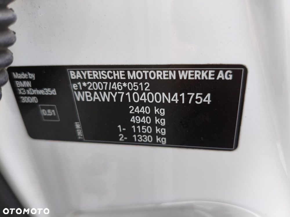 BMW X3 xDrive35d M Sport sport - 36