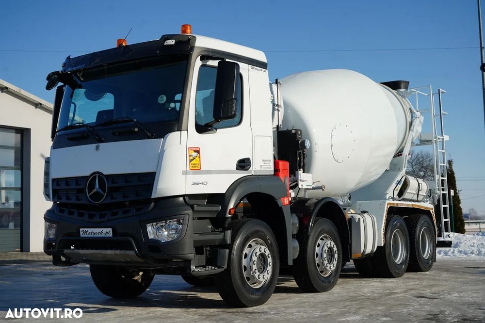 Mercedes-Benz AROCS 3540 / GRUSZKA 9M3 / 8x4 / BETONOMIESZARKA / AUTOMAT / 2022 ROK - 1