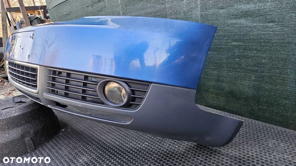 Zderzak Przód Przedni Niebieski LZ5W Belka Kratki Halogeny Audi A4 B6 Sedan Kombi - 8