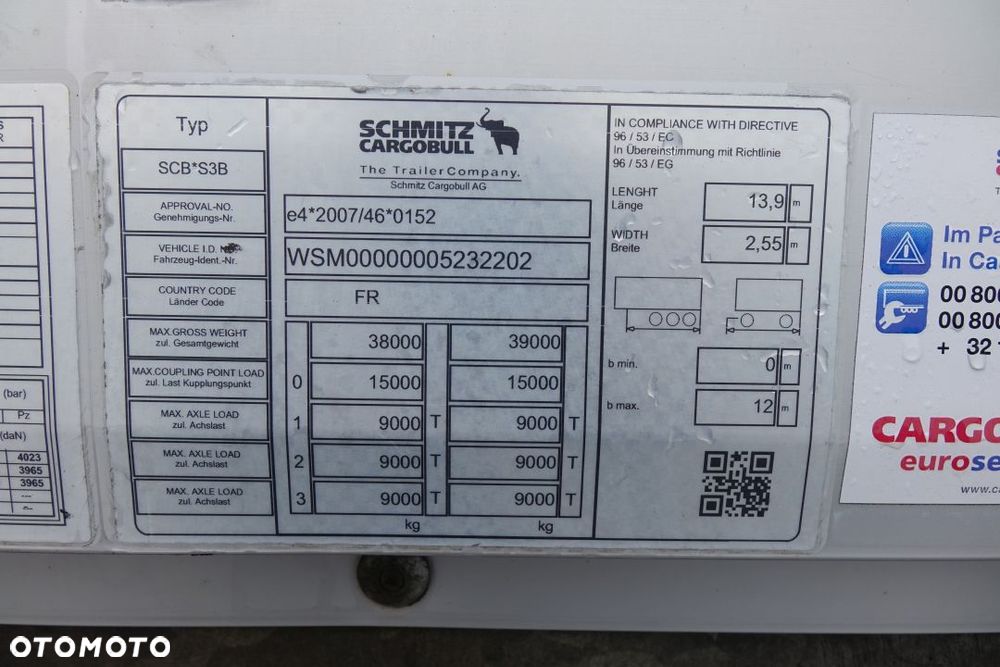 Schmitz Cargobull IZOTERMA / STANDARD / RAMA OCYNK / OSIE SCHMITZ / ROLETA / KOSZ NA KOŁO ZAPASOWE - 29