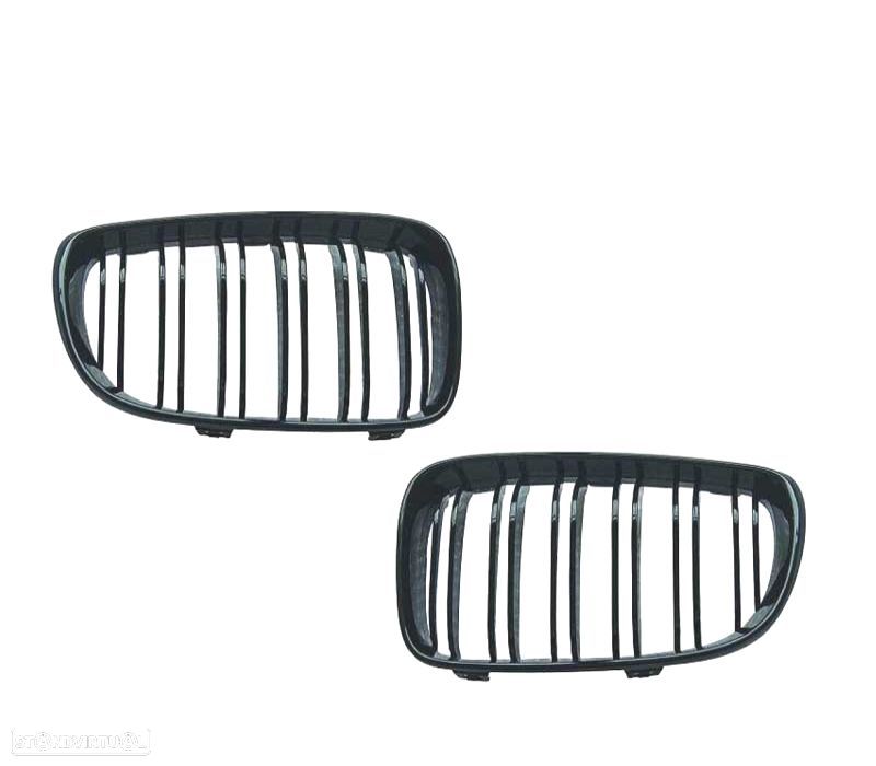 GRELHAS BMW E46 BERLINA 01-05 LOOK M3 PRETO BRILHANTE - 2