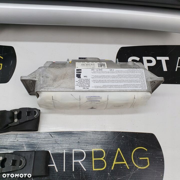 SEAT EXEO DESKA ROZDZIELCZA KONSOLA KOKPIT PULPIT PODUSZKI AIRBAG AIR BAG PASY KIT SET - 8