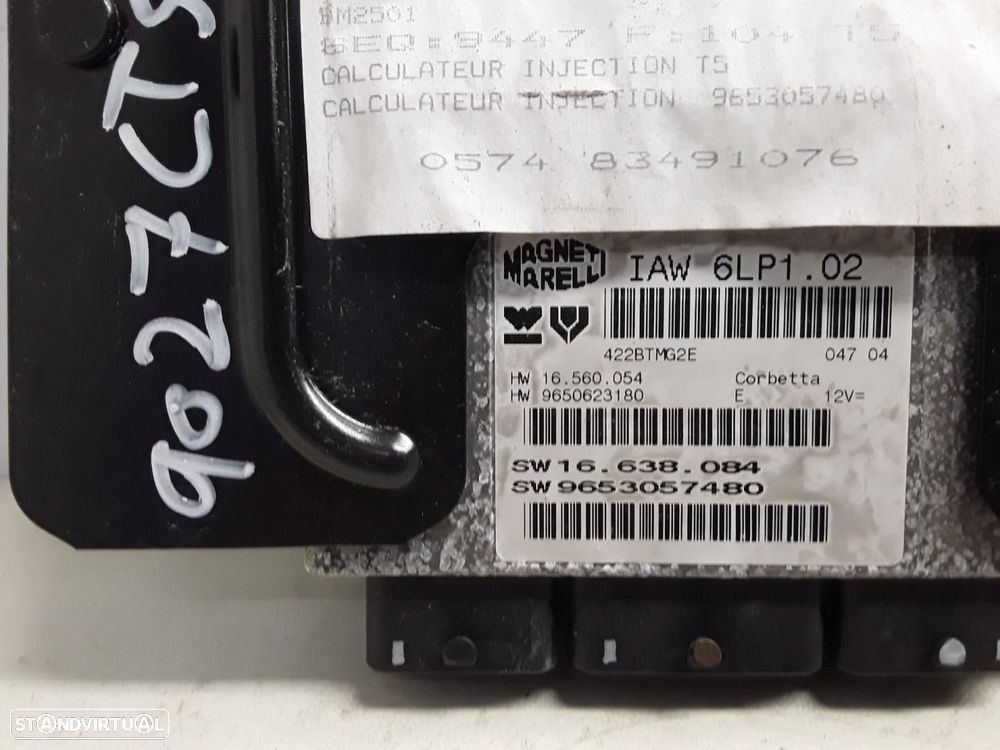 CENTRALINA DO MOTOR UCE PEUGEOT 307 CC CABRIO-COUPÉ S110.2003 - 1