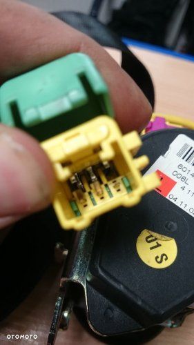 Pas bezpieczeństwa lewy przód VW PHAETON JEDNA WTYCZKA - 2