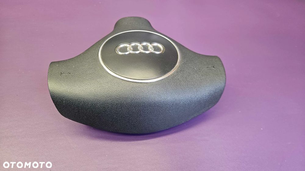 Kierownica Trzy 3 Ramienna Czarna Skóra Soul Air Bag Poduszka Kabel Wtyczka AUDI A4 B6 B7 - 37