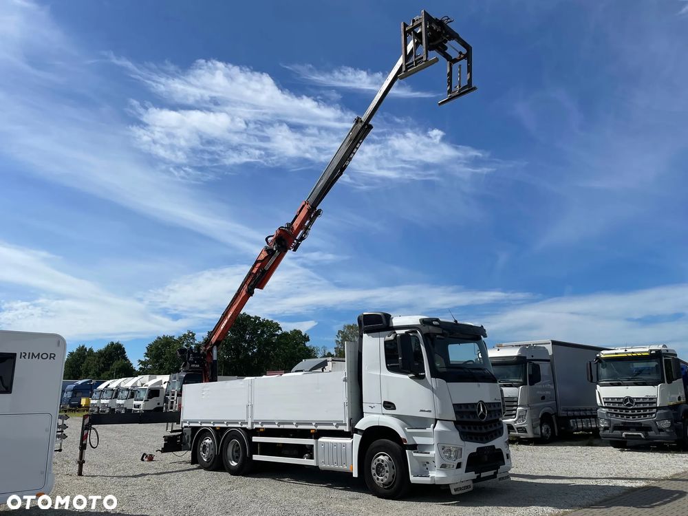 Mercedes-Benz Arocs 2545, HDS ATLAS 186.3 - PILOT