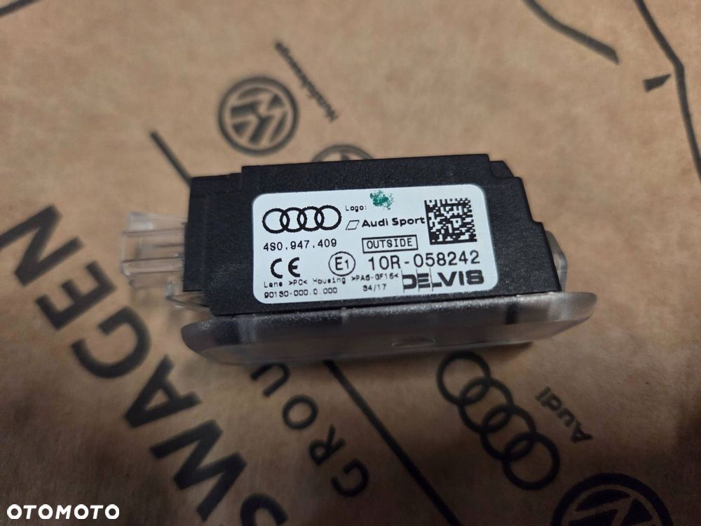 audi rs5 s5 a5 rs4 s4 a4 8w projektor lampka drzwi audi sport 4s0947409 - 2