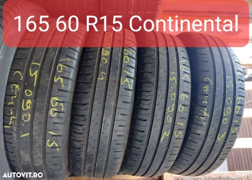 4 anvelope 165/60 R15 Continental - 1