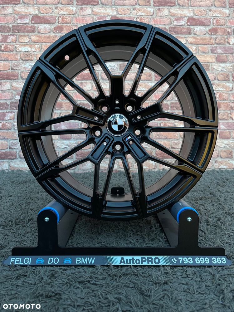 NOWE alufelgi M pakiet 5x120 18 felgi 8j ET35 BMW seria 3 E36 E46 E90 F30 F10 F12 F01 F20 E87 F32 F34 Z3 Z4 E60 xDrive jak Styling 930 czarne Japan Racing Carbonado Rubin - 22