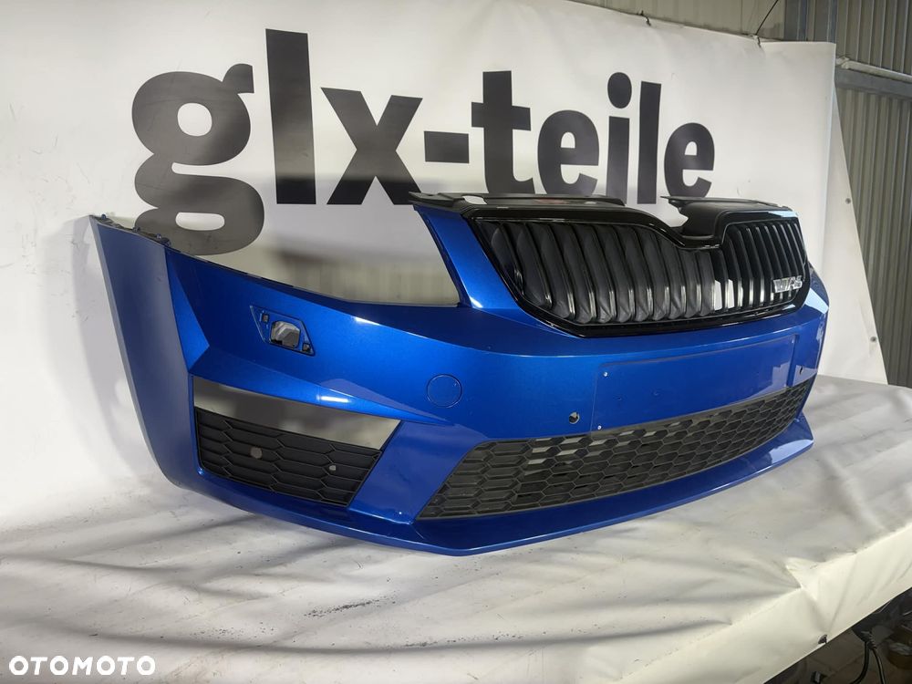 Skoda Octavia III RS Zderzak Przód Przedni LF5W 12-16 PDC Sprysk 5E0807221F - 4