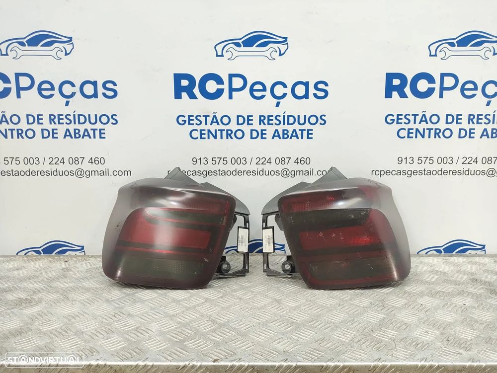 Farolins Tras Traseiros Esquerdo Direito Original BMW Serie 1 F20 5 portas F21 2 portas 7241543 7241544 2011 - 2014 - 1