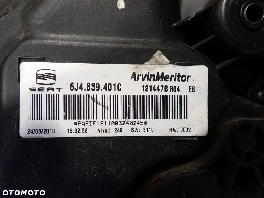 BOCZEK DRZWI LEWY TYLNY PODNOŚNIK SEAT IBIZA IV - 6