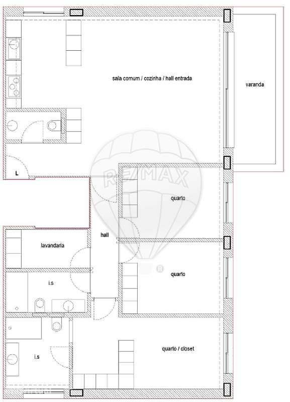 Apartamento T3 para venda - Grande imagem: 3/19