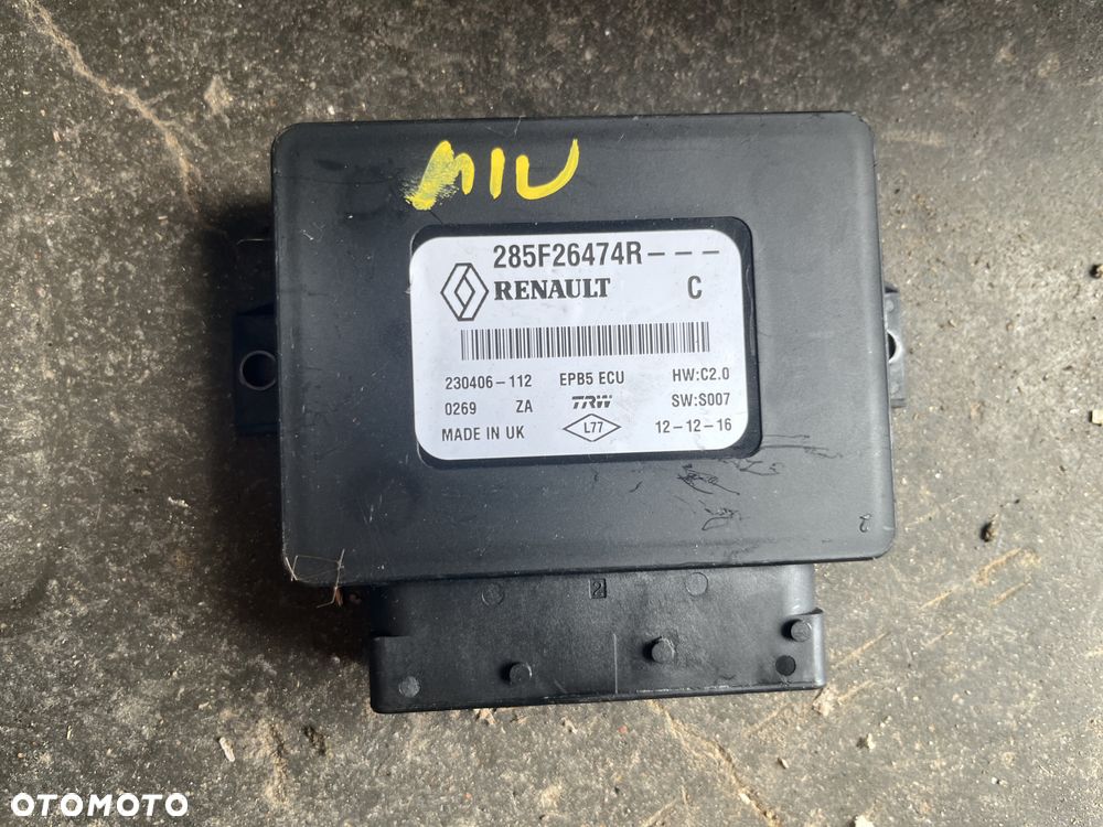 Moduł sterownik hamulca ręcznego Renault Mégane IV Scenic IV - 3