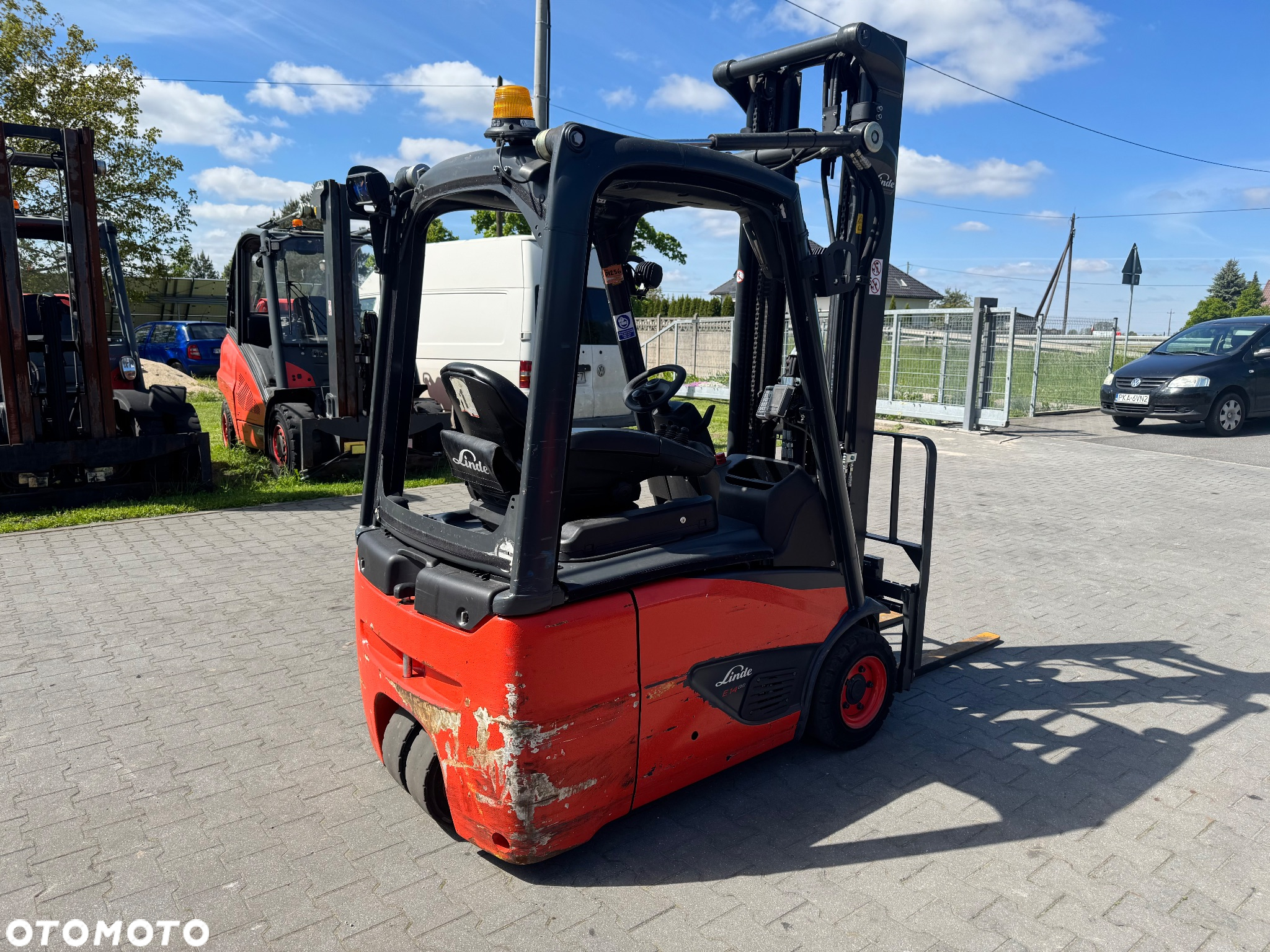 Linde E14  Evo Tylko 3560mth triplex przesuw wolny skok h16 h18 toyot e16 - 16