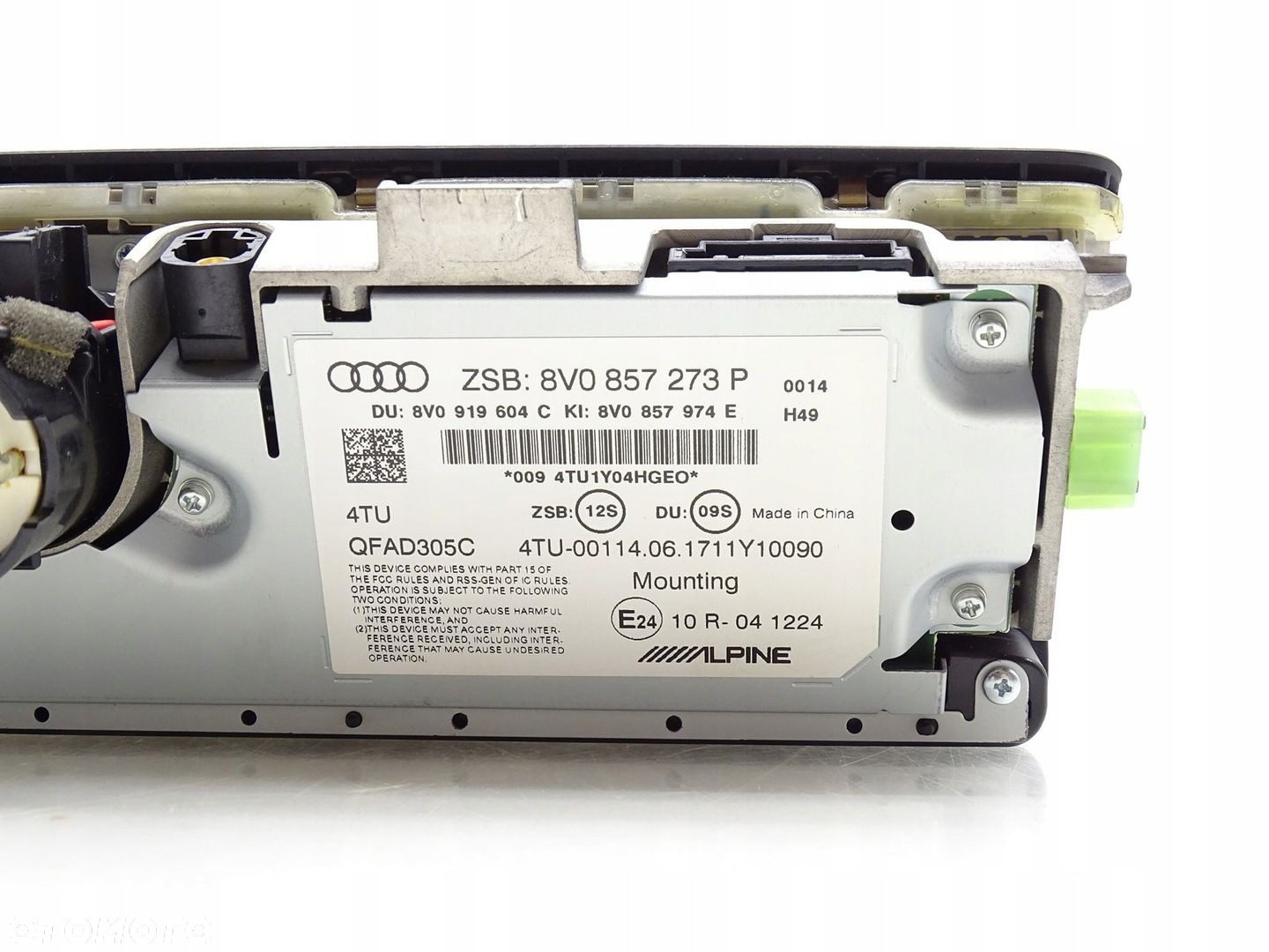 EKRAN WYŚWIETLACZ MONITOR LCD MMI NAVI NAWIGACJI AUDI A3 S3 8V 8V0857273P - 4