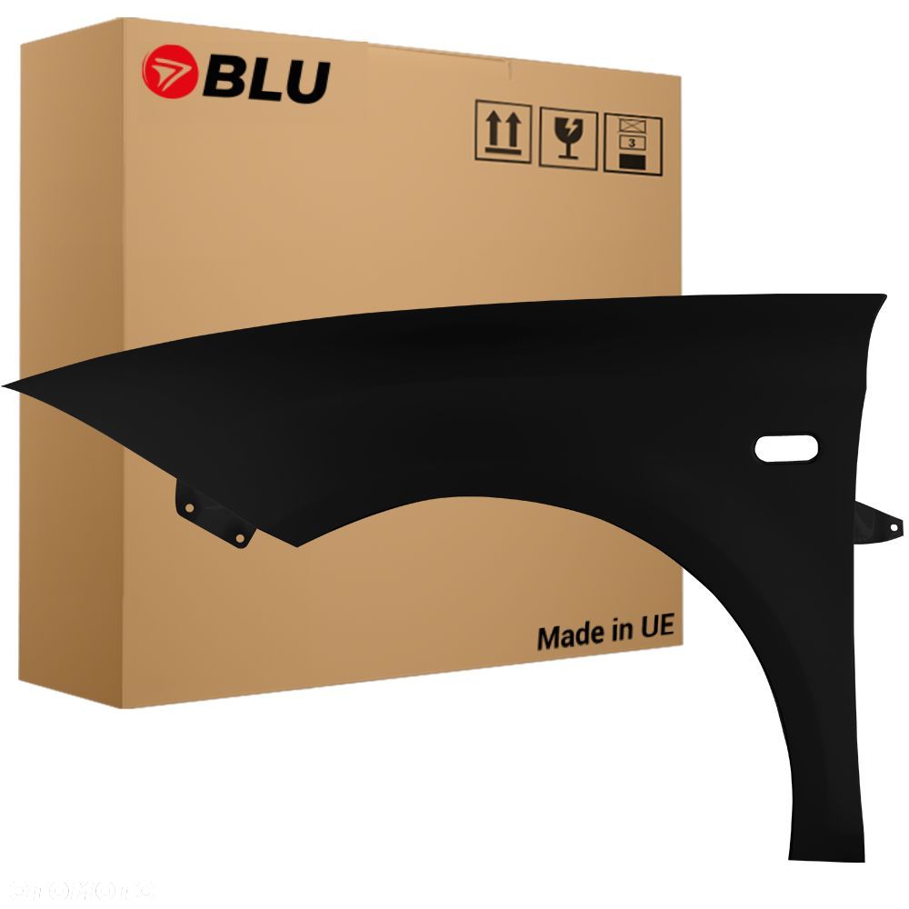 BLU Błotnik SEAT LEON II 2 1P1 LZ9Y lewy przód czarny 2005-2012PhantomSchwarz - 1