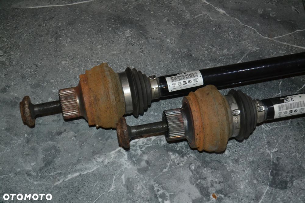 AUDI A6 C7 A7 Q5 PÓŁOŚ NAPĘDOWA TYŁ TYLNA KPL ORYGINAŁ 8R0501203C - 2